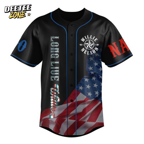 Willie Nelson Baseball Jersey