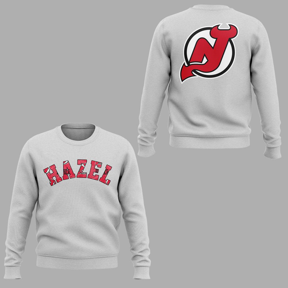New Jersey Devils x Hazel Special Grey Sweatshirt