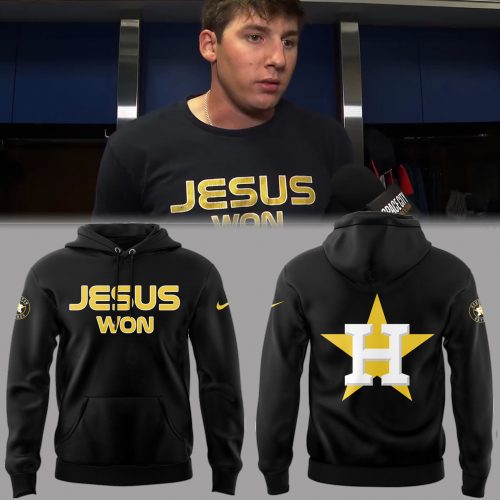 Houston Astros New 2025 Jesus Won Hoodie Set