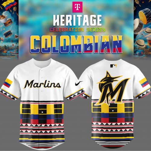 Miami Marlins x Heritage Celebration Series Colombian 2025 Jersey