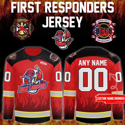 Athens Rock Lobsters x First Responders Night Special Hockey Jersey