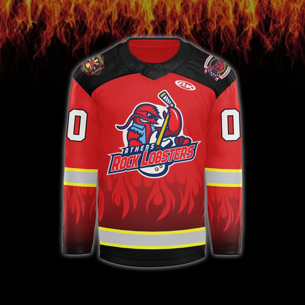 Athens Rock Lobsters x First Responders Night Special Hockey Jersey