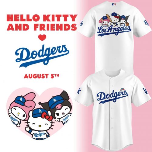 Los Angeles Dodgers x Hello Kitty And Friends Night Jersey 2025