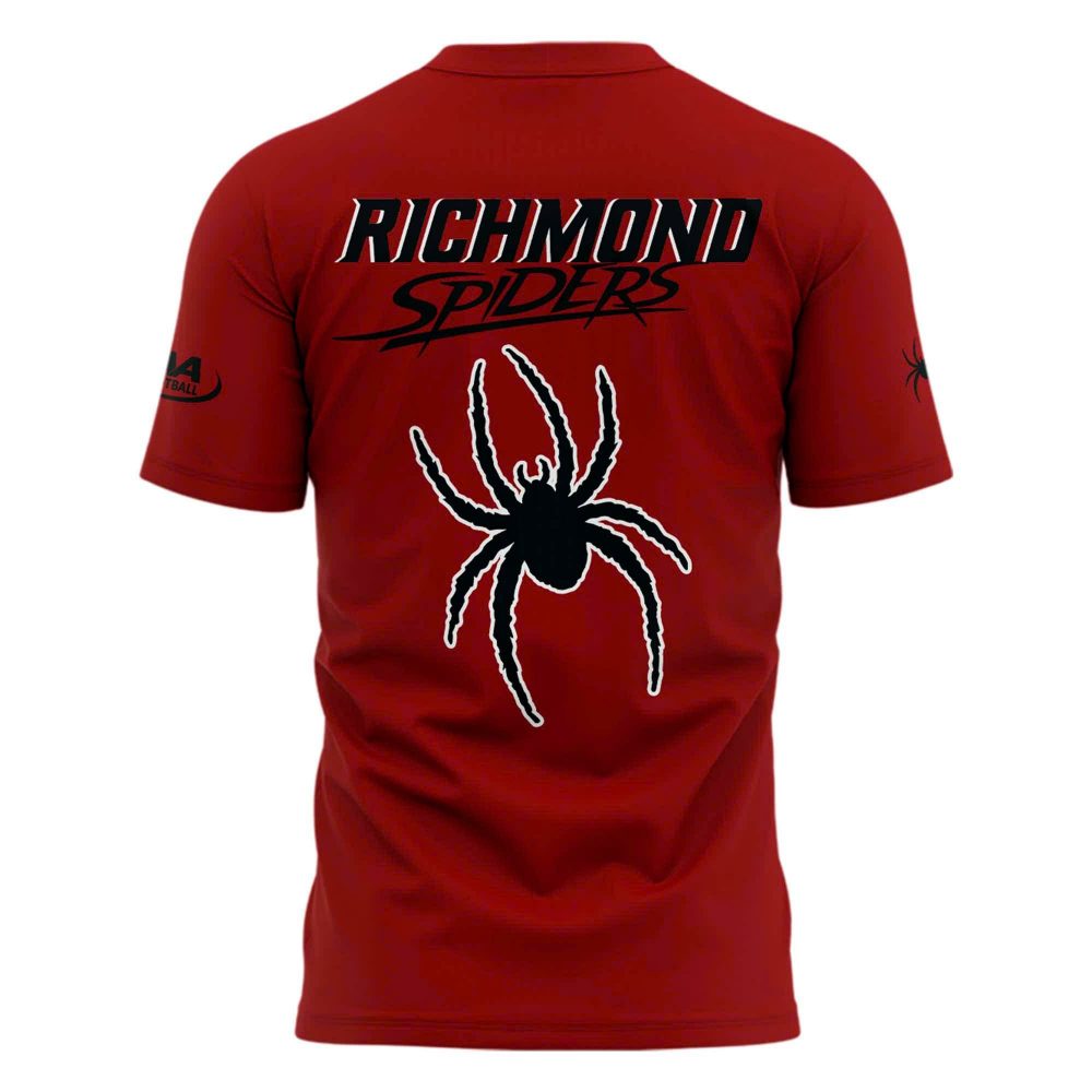 Richmond Spiders Special New Uniform Wordmark Helmet Logo Shirt
