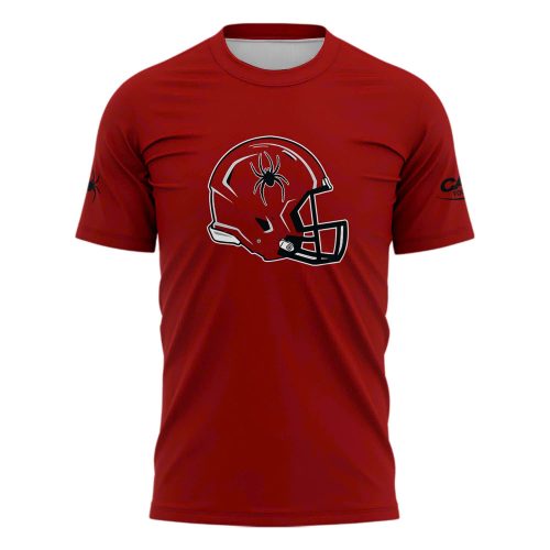 Richmond Spiders Special New Uniform Wordmark Helmet Logo Shirt