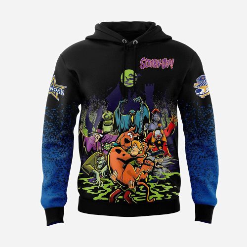Roanoke Rail Yard Dawgs x Scooby-Doo Night 2025 Hoodie, Cap