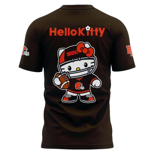 Special New Browns x Hello Kitty Tshirt 2025