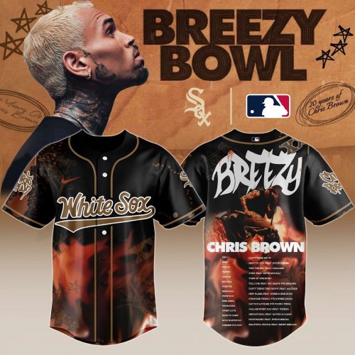 Chicago White Sox x Chris Brown “Breezy Bowl XX Stadium World Tour” 2025 Jersey Editions Limited