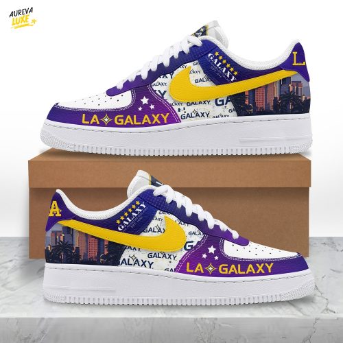 Los Angeles Galaxy Air Force 1 Sneaker Los Angeles Galaxy Air Force 1 Sneaker