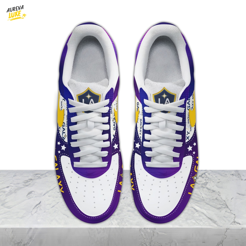 Los Angeles Galaxy Air Force 1 Sneaker Los Angeles Galaxy Air Force 1 Sneaker
