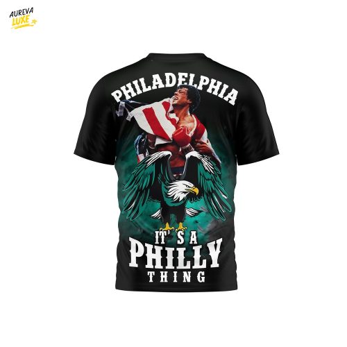 Philadelphia Eagles NFL x Rocky Balboa T-shiret