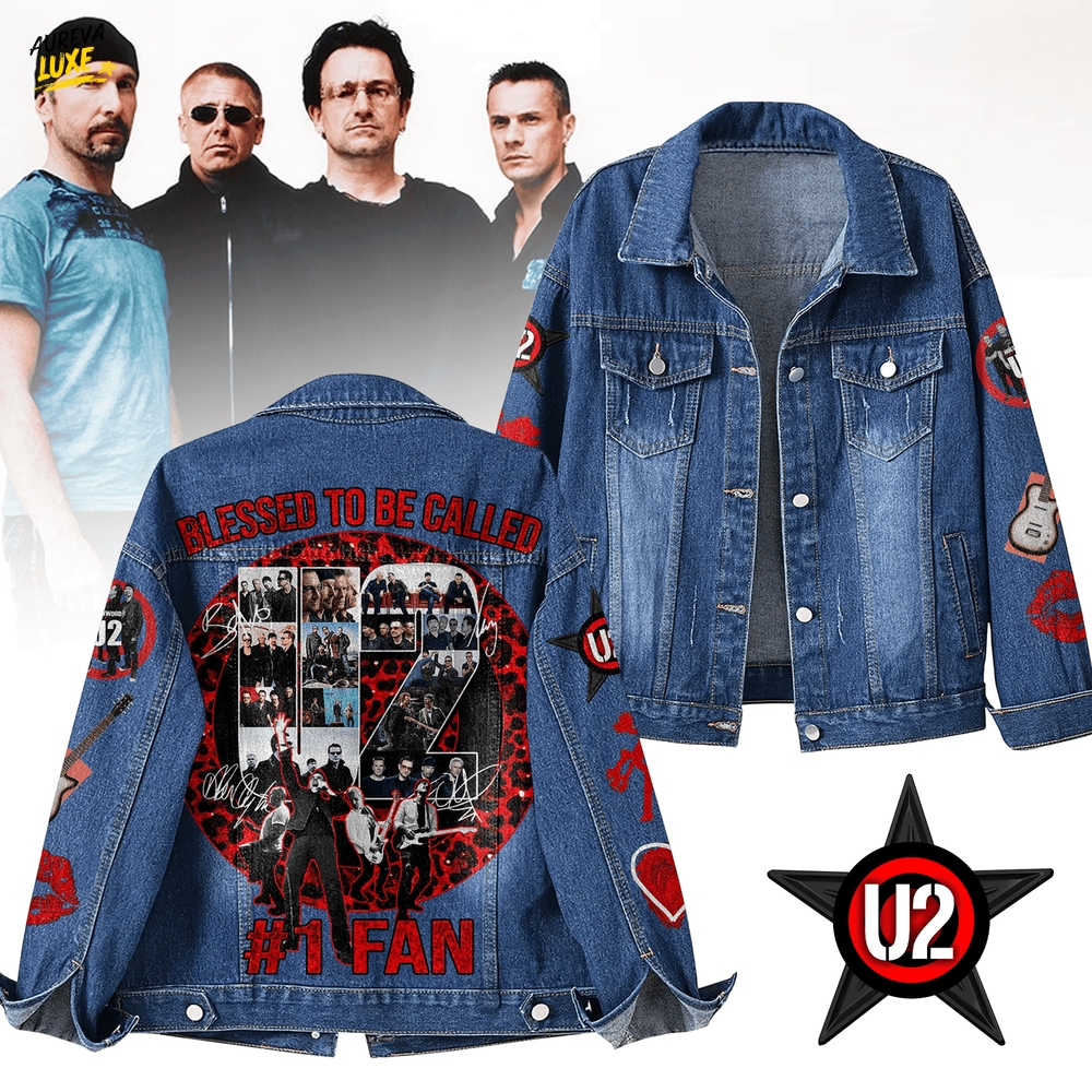 U2 Band Denim Jacket