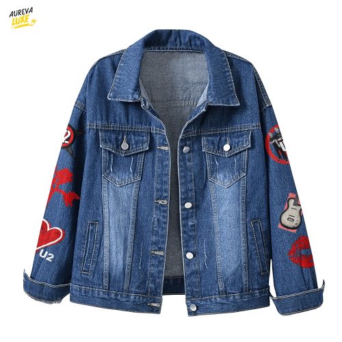 U2 Band Denim Jacket
