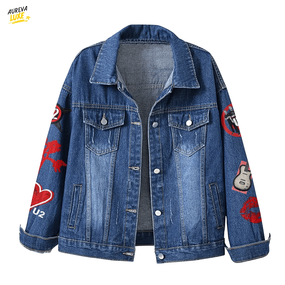 U2 Band Denim Jacket
