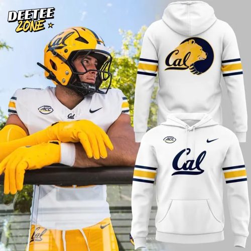 2025 California Golden Bears White Uniform Hoodie