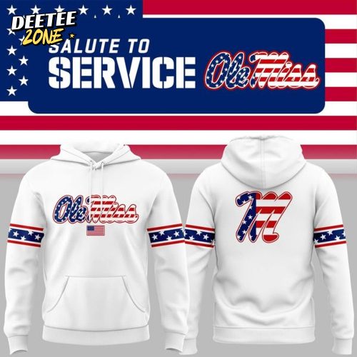 2025 Military Appreciation Ole Miss Wordmark Hoodie