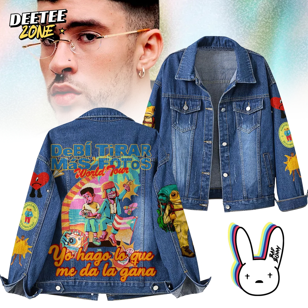 Bad Bunny Denim Jacket