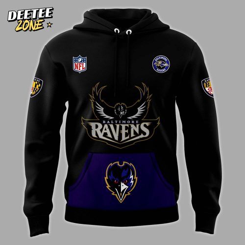 Baltimore Ravens 30th Season Virtual Limited Hoodie