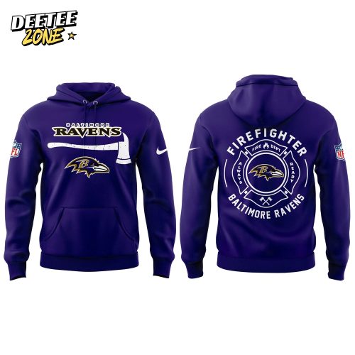 Baltimore Ravens Firefighter Appreciation Day Hoodie | Jogger | Cap Limited Edition
