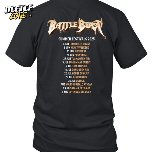 Battle Beast Summer Festivals 2025 – Unisex T-Shirt