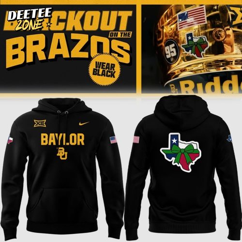 Baylor Bears “Blackout Brazos” Central Texas Hoodie