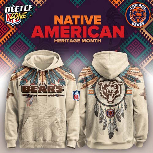 Chicago Bears – Native American Heritage Month Limited Editions Hoodie