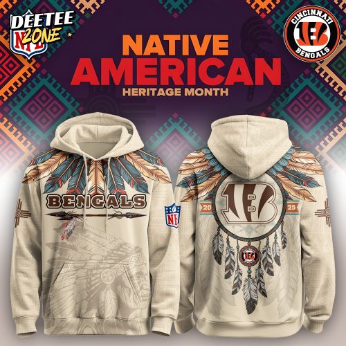 Cincinnati Bengals – Native American Heritage Month Limited Editions Hoodie