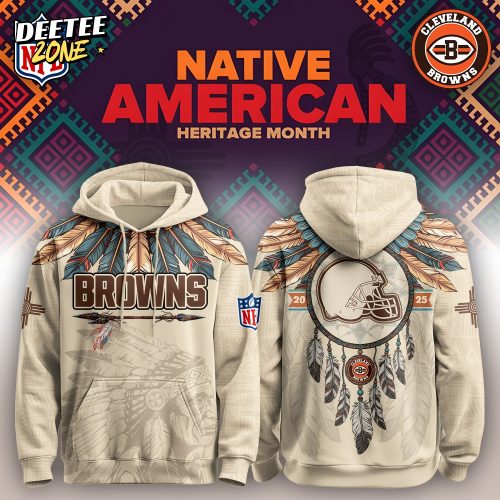 Cleveland Browns – Native American Heritage Month Limited Editions Hoodie
