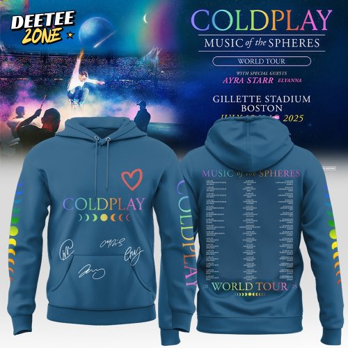 Coldplay Music of the Spheres World Tour Hoodie