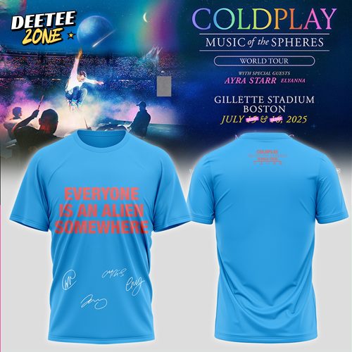 Coldplay Music of the Spheres World Tour Shirt