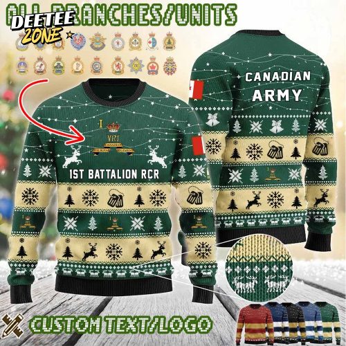 Custom California Branches Ugly Christmas Sweater – Green