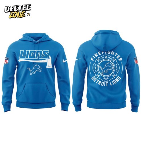 Detroit Lions Firefighter Appreciation Day Hoodie | Jogger | Cap Limited Edition