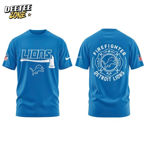 Detroit Lions Firefighter Appreciation Day Tshirt | Jogger | Cap Limited Edition