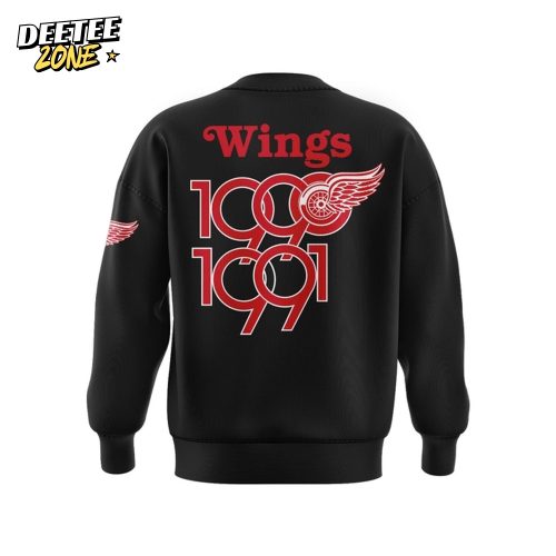 Detroit Red Wings 91 Sergei Fedorov Black Sweatshirt