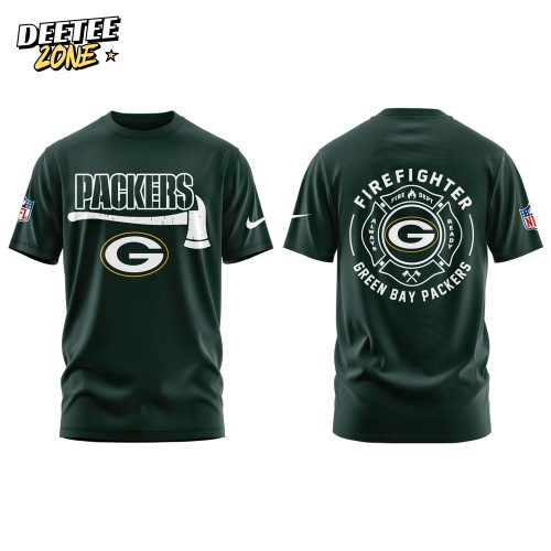 Green Bay Packers Firefighter Appreciation Day Tshirt | Jogger | Cap Limited Edition