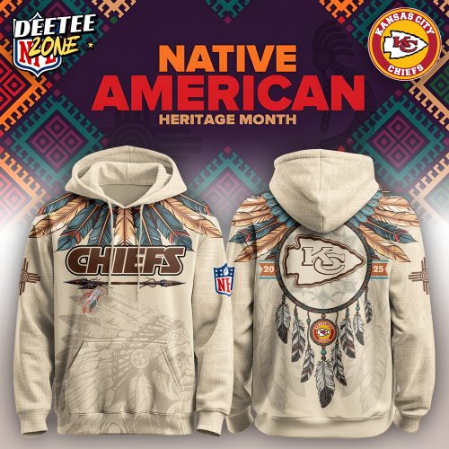 Kansas City Chiefs – Native American Heritage Month Limited Editions Hoodie