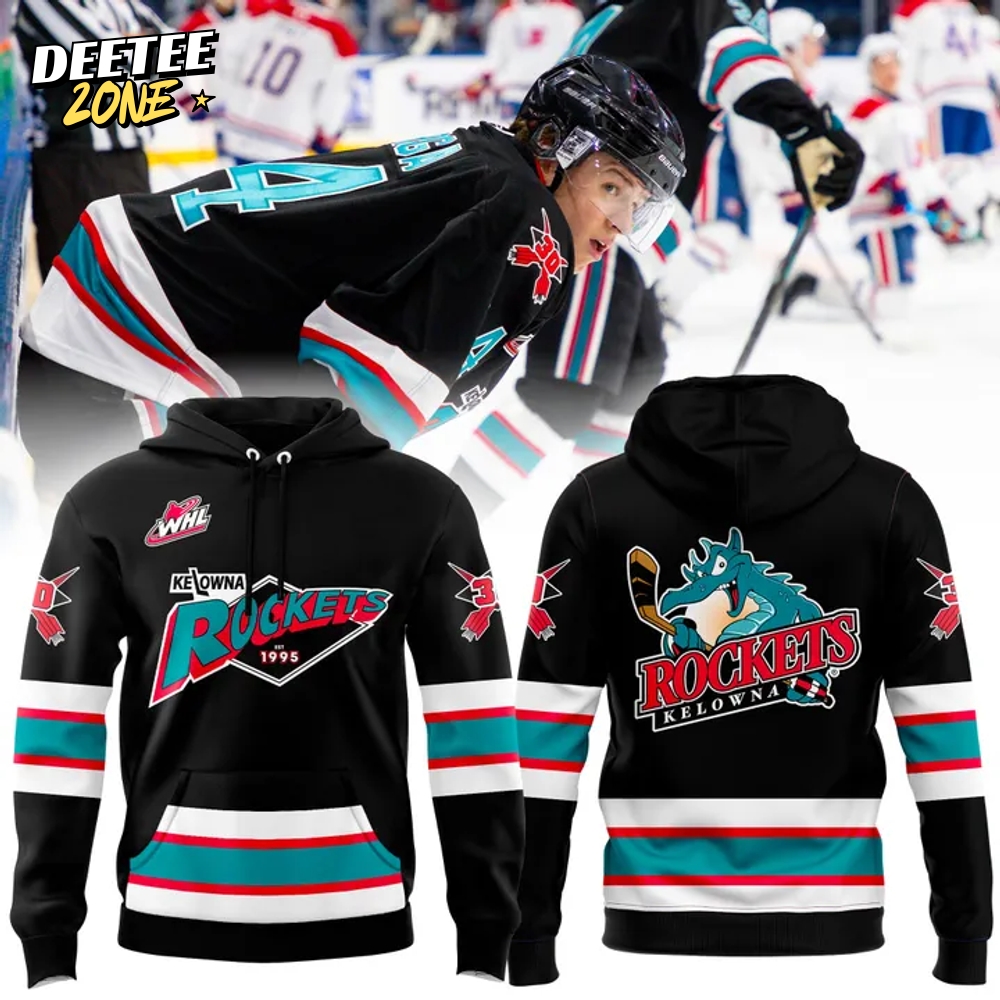 Kelowna Rockets 30th Anniversary 1995-2025 Special Hoodie