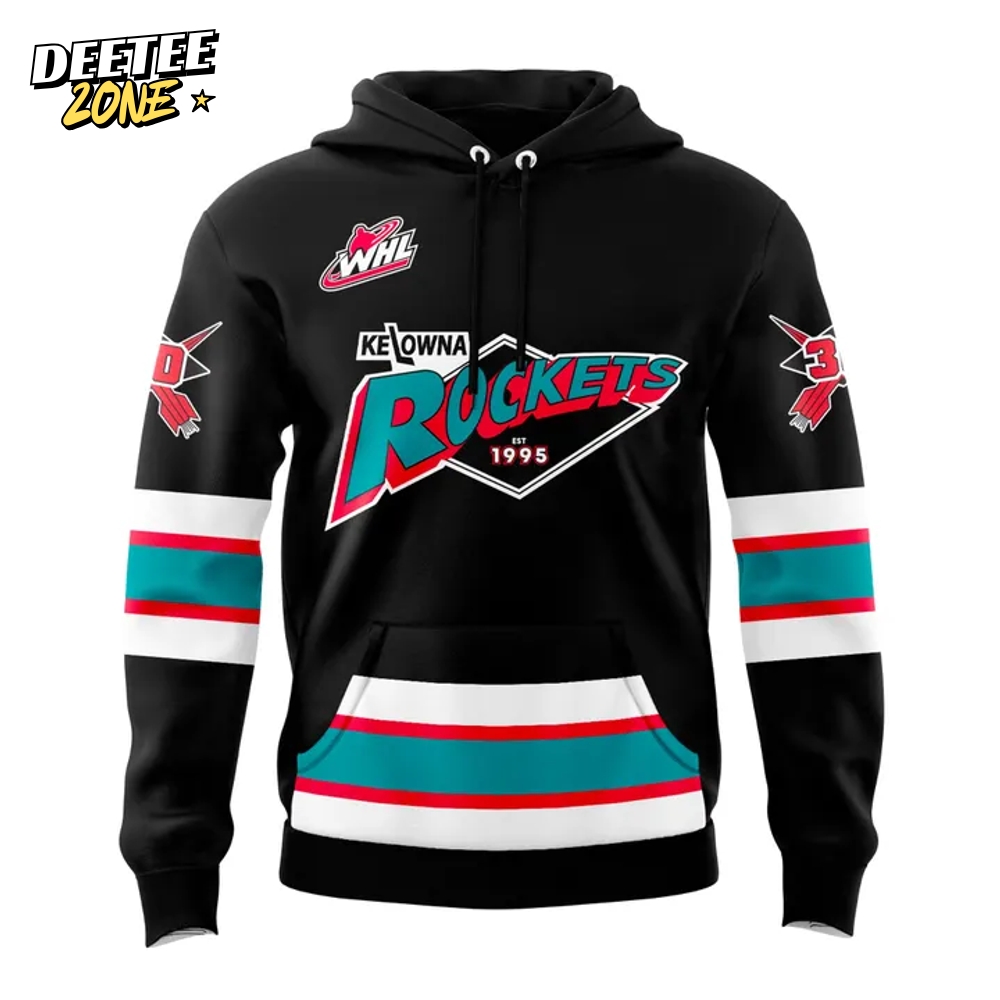 Kelowna Rockets 30th Anniversary 1995-2025 Special Hoodie