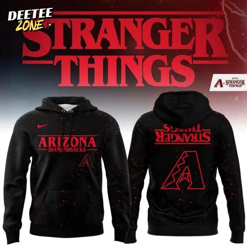 Limited Edition Diamondbacks Baseball Stranger Thing Beecopy Hoodie