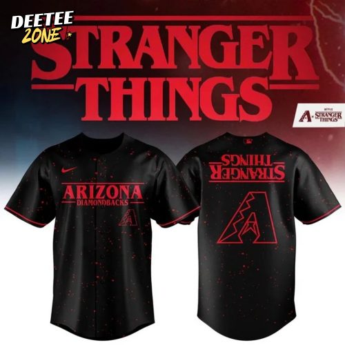 Limited Edition Diamondbacks Baseball Stranger Thing Beecopy Jersey