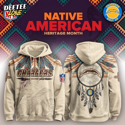 Los Angeles Chargers – Native American Heritage Month Limited Editions Hoodie