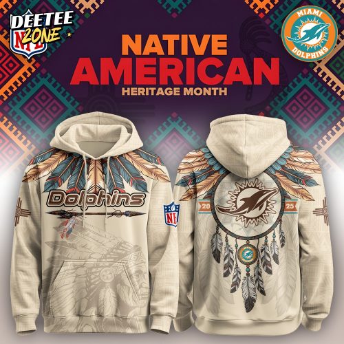 Miami Dolphins – Native American Heritage Month Limited Editions Hoodie