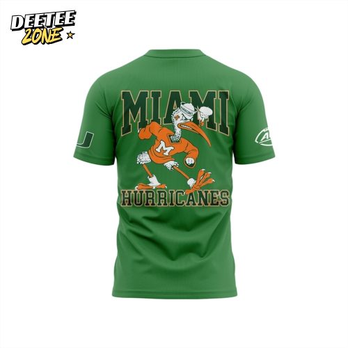 Miami Hurricanes Catholics vs Convicts Game 2025 Special Green T-Shirt
