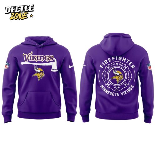 Minnesota Vikings Firefighter Appreciation Day Hoodie | Jogger | Cap Limited Edition