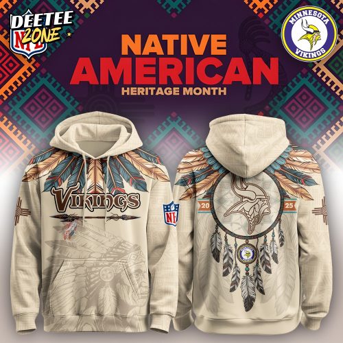 Minnesota Vikings – Native American Heritage Month Limited Editions Hoodie