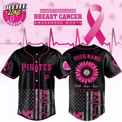 Pittsburgh Pirates x Breast Cancer Awareness Month Edition-3D Baseball Jersey