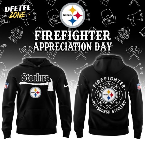 Pittsburgh Steelers Firefighter Appreciation Day Hoodie | Jogger | Cap Limited Edition