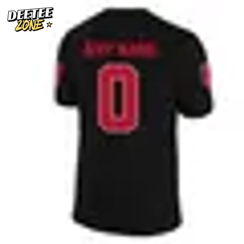 Rutgers Scarlet Knights Gameday Blackout Custom Football Jersey