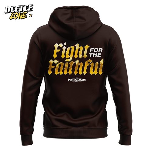 San Diego Padres Fanatics Brown 2025 MLB Postseason Locker Room Hoodie