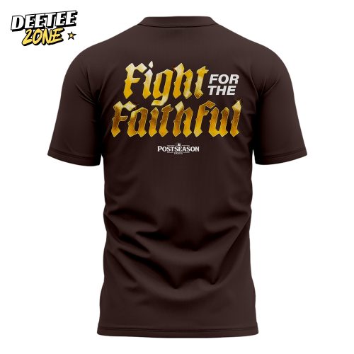 San Diego Padres Fanatics Brown 2025 MLB Postseason Locker Room T-Shirt